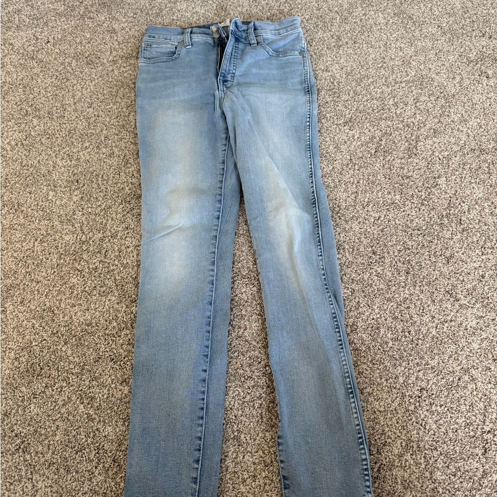 Madewell Light Blue Skinny Jeans